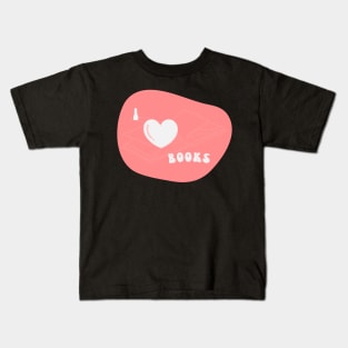 I Heart Books Kids T-Shirt